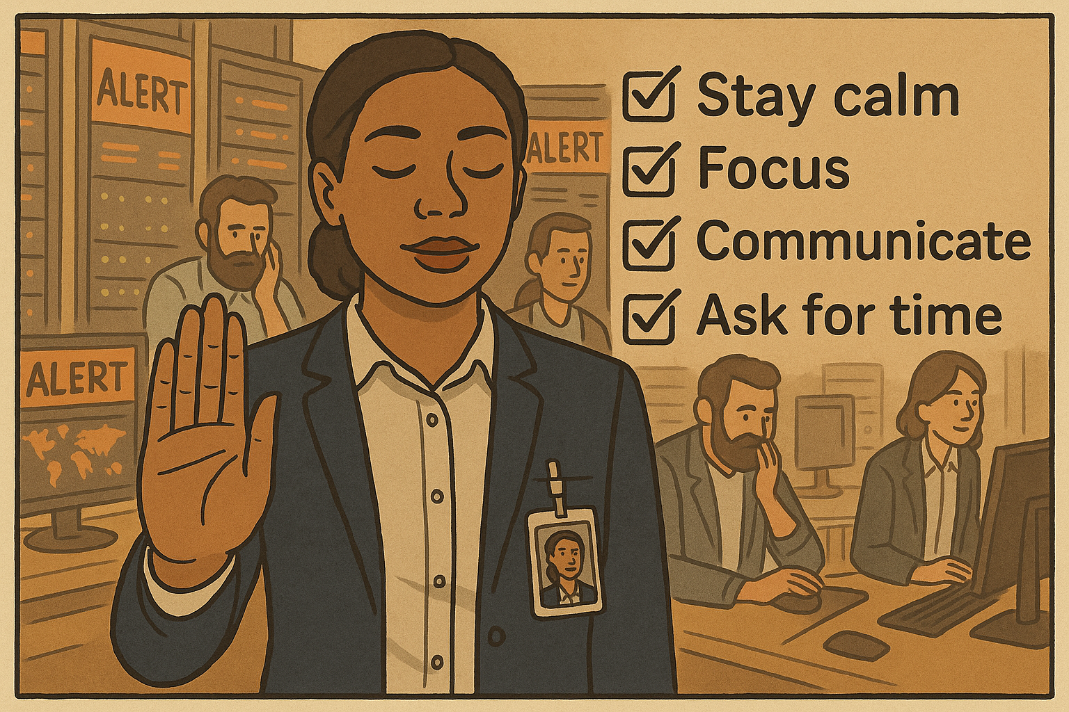 managing stress under pressure infographic